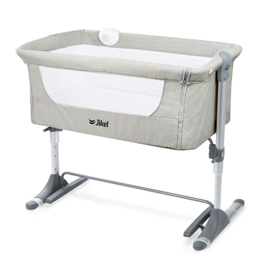 Nova Bedside Crib - Grey
