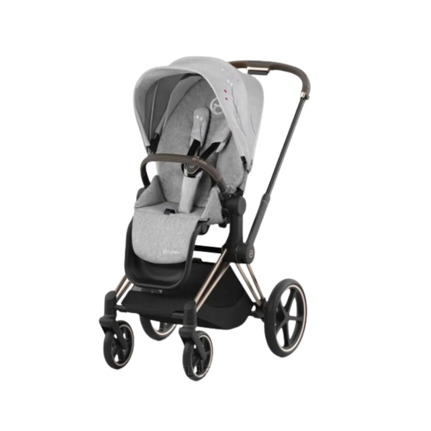 Cybex - Priam Rosegold Frame with Seat Pack