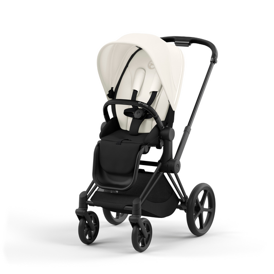 Cybex - Priam Matt Black Frame with Seat Pack