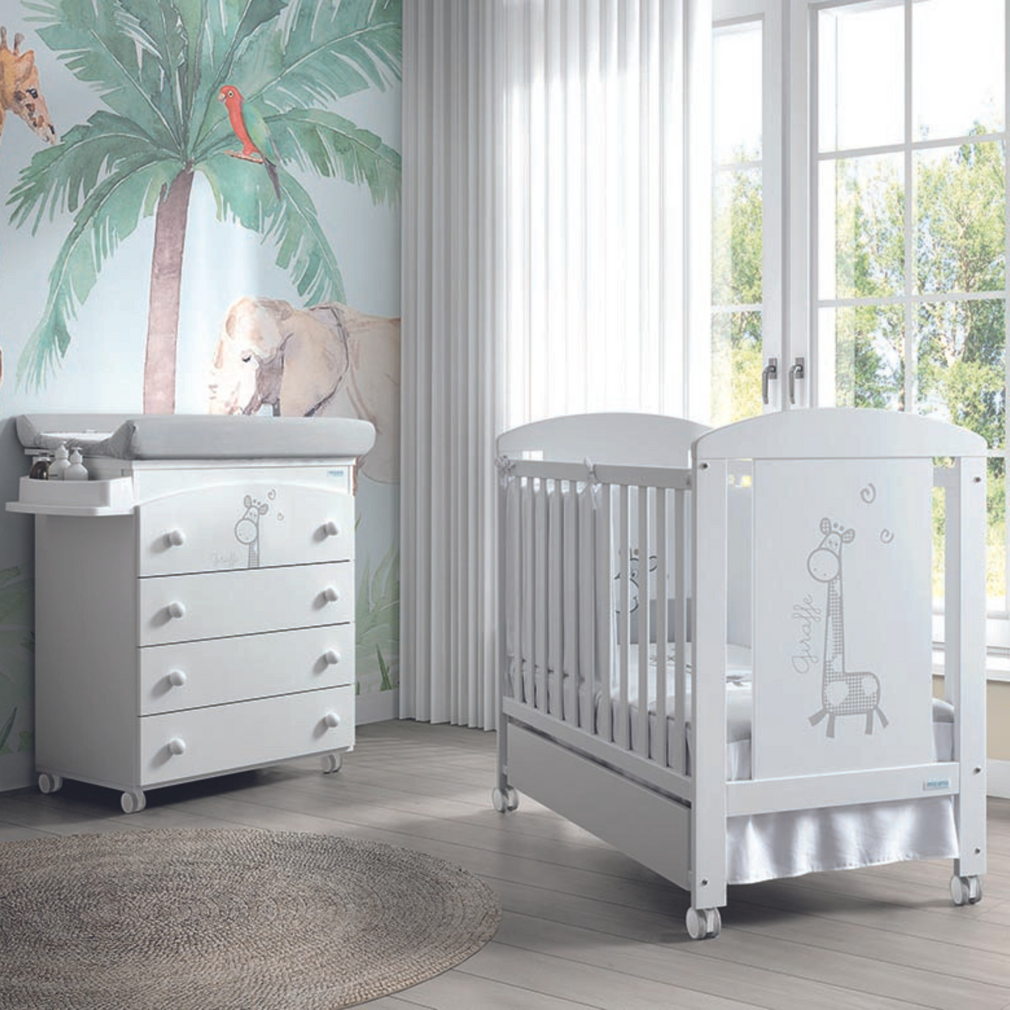 Micuna - Sabana Crib and Changing Table Set