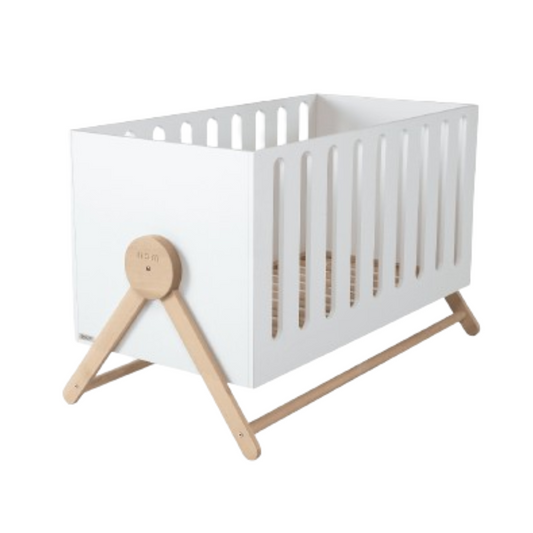 MICUNA - BED SWING COT 140X70 WHITE/NATURAL WAX