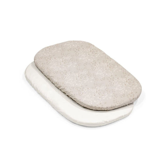 Stokke - Snoozi Fitted Sheet 2-Pack OCS Vanilla Dandelion