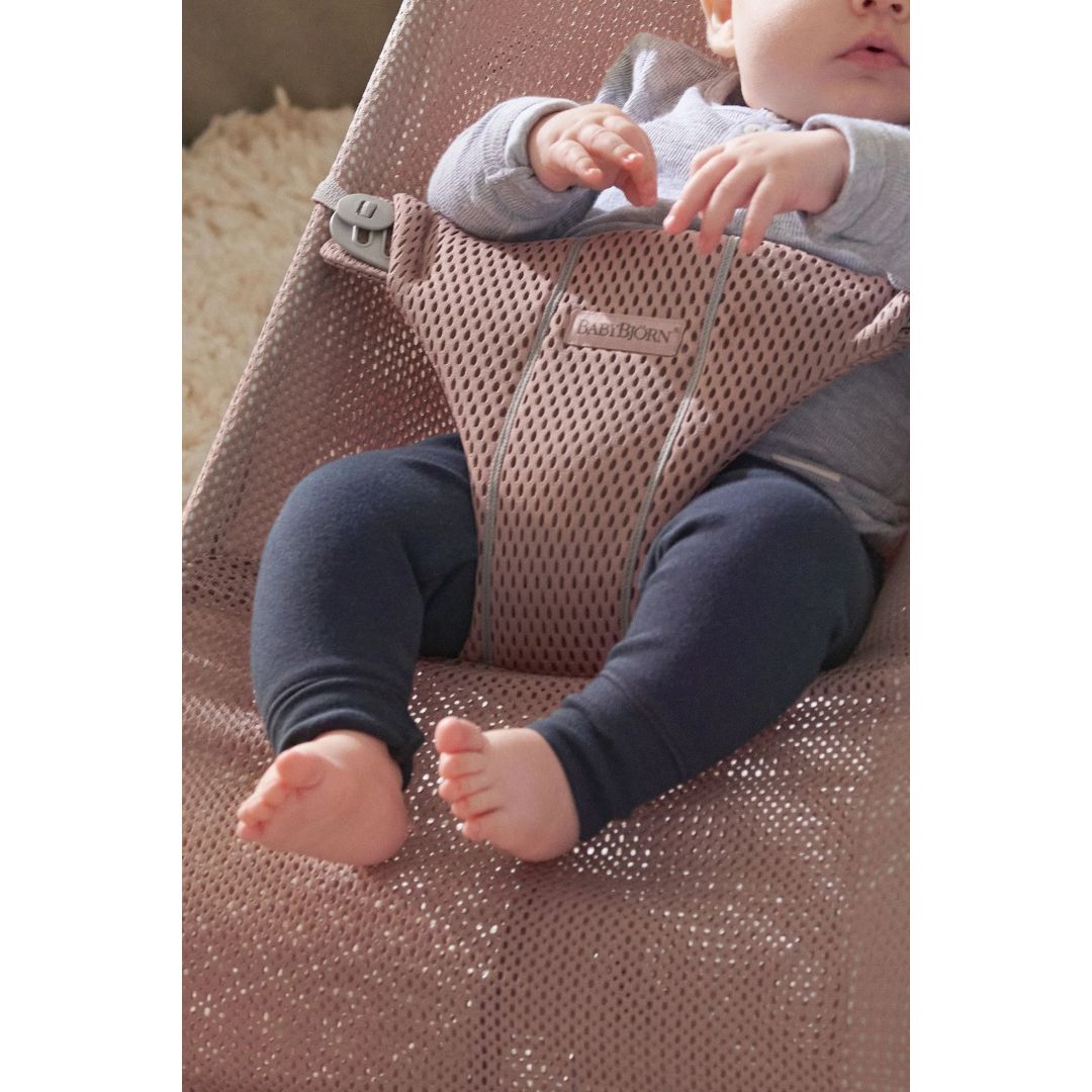 BabyBjörn - Bouncer Bliss, Mesh, Dusty Pink