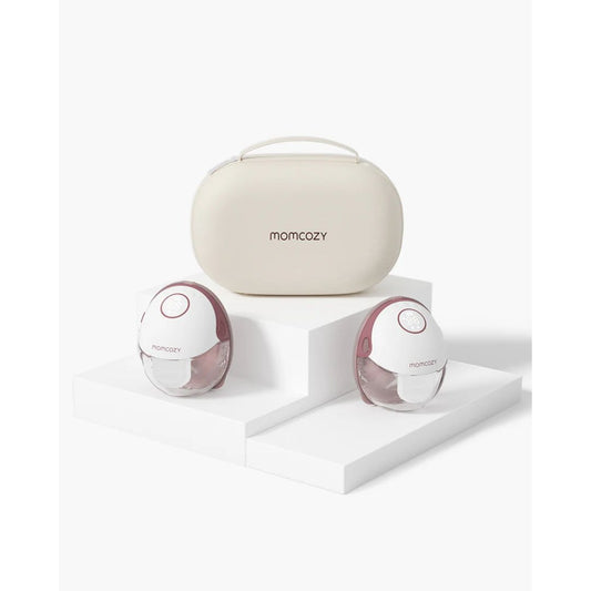Momcozy - Mobile Flow Hands - Free Double Breast Pump M6 - Maroon