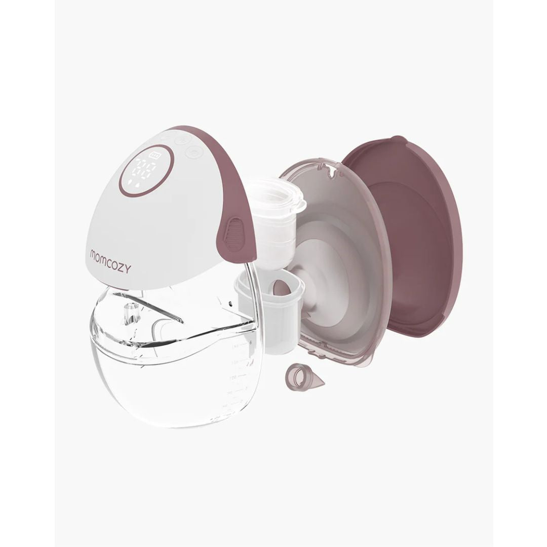 Momcozy - Mobile Flow Hands - Free Double Breast Pump M6 - Maroon