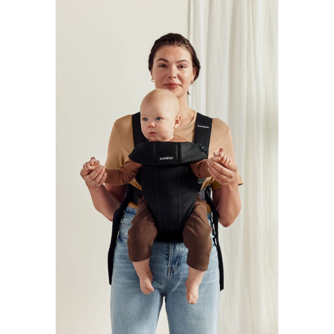 BABYBJÖRN - Baby Carrier Mini, 3D Mesh, Black