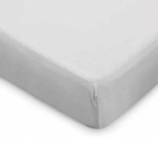 Boori - Universal Jersey Cotton Cot Fitted Sheet_GREY