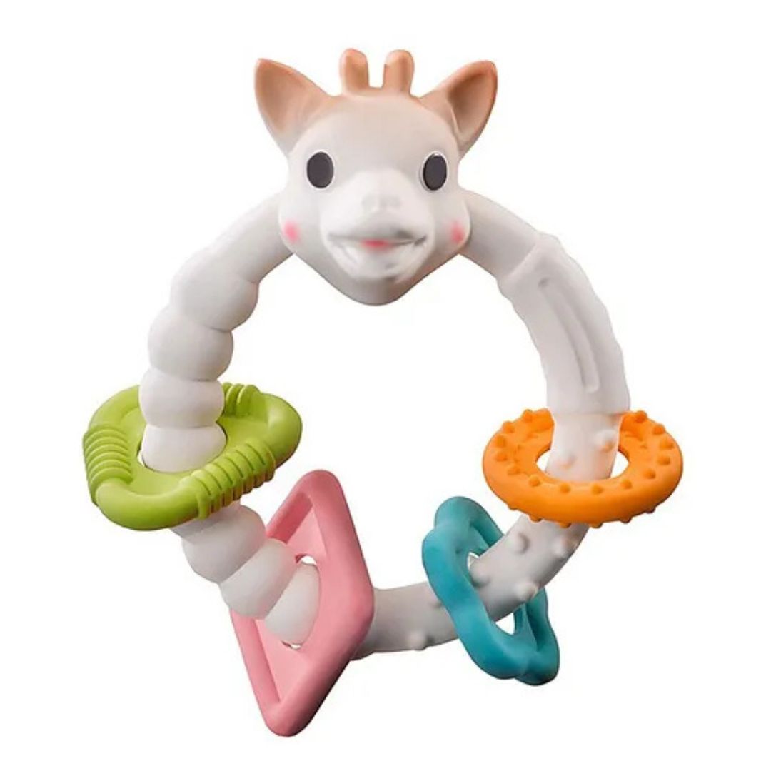 Sophie la girafe So'Pure Teething Colo'Rings Brown White