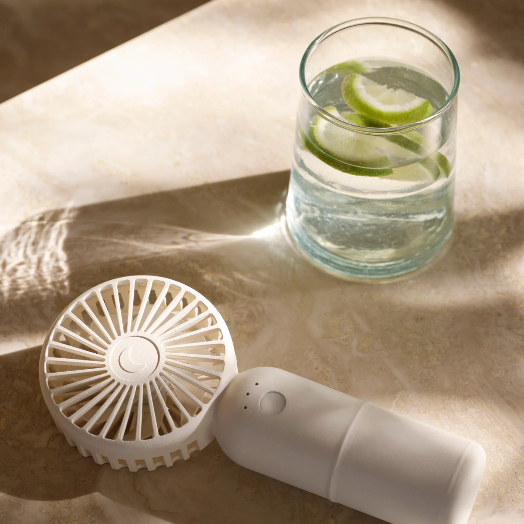 Moonboon - Mini Fan Cream White