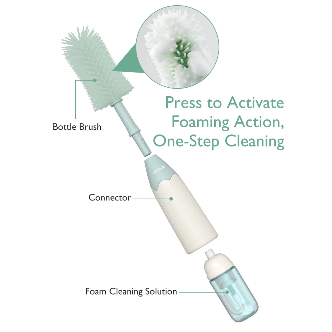 Momcozy - Bottle Cleaning Brush Set - Green