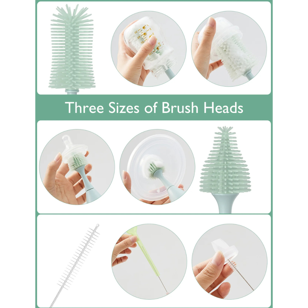 Momcozy - Bottle Cleaning Brush Set - Green
