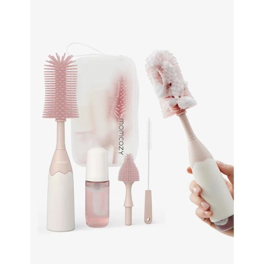 Momcozy - Bottle Cleaning Brush Set - Pink