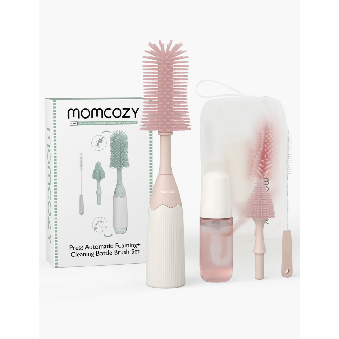 Momcozy - Bottle Cleaning Brush Set - Pink