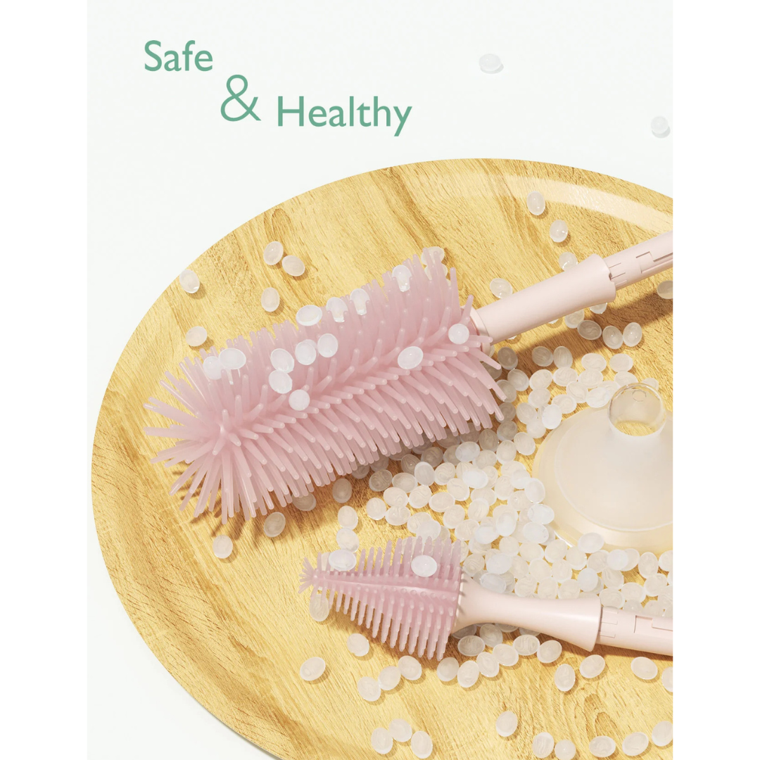 Momcozy - Bottle Cleaning Brush Set - Pink