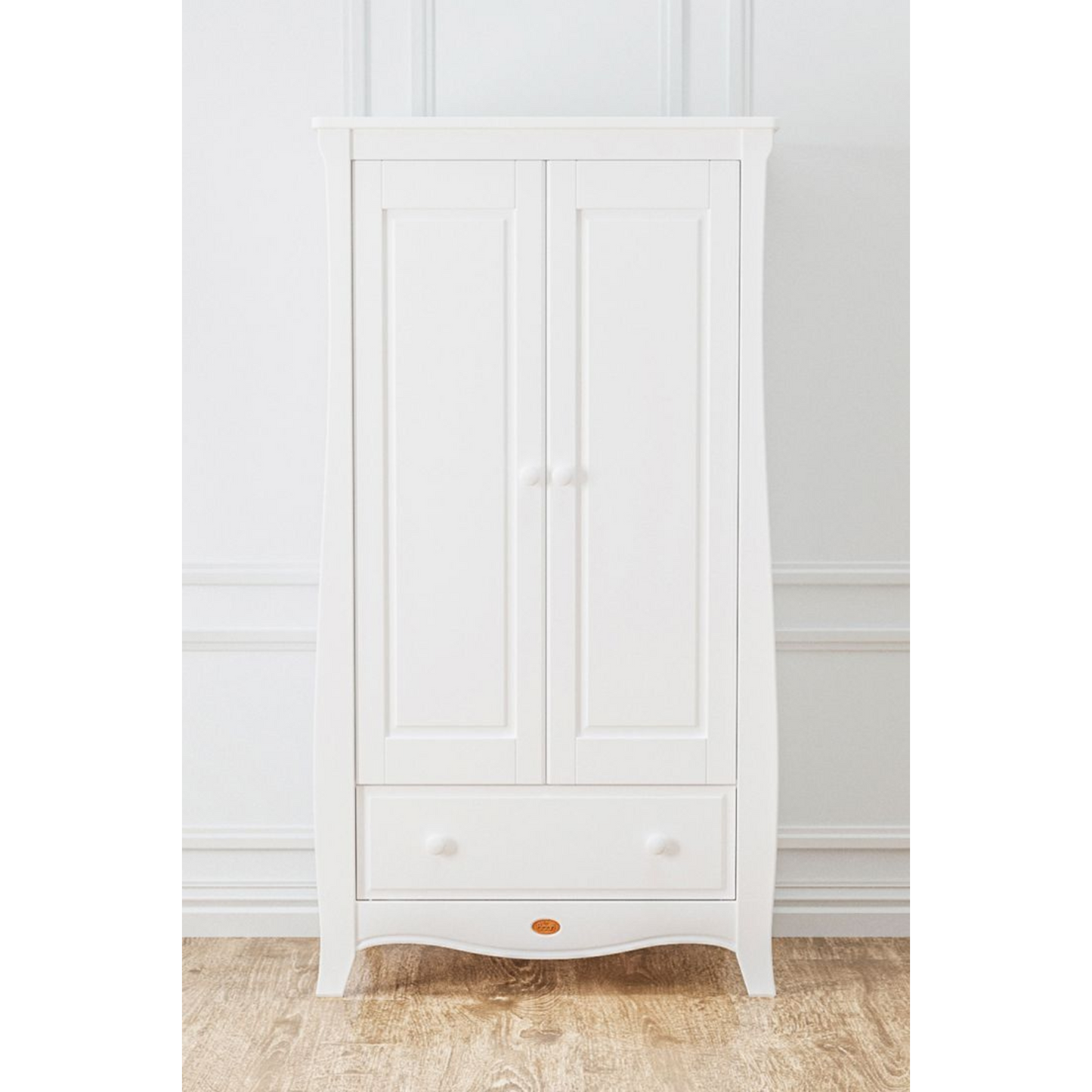 Boori - Sleigh Wardrobe_Barley White