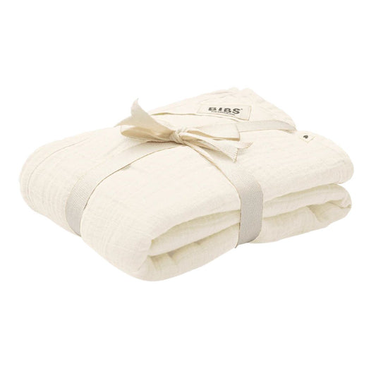 Bibs - Muslin Swaddle 120x120cm Ivory