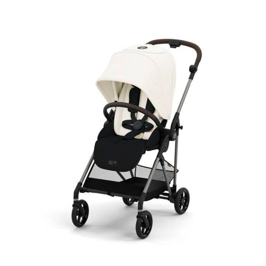 Cybex - Melio B Canvas White light beige