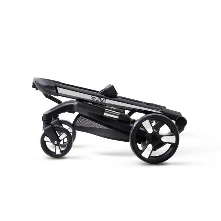 Jikel - Diamond Electric Stroller Travel System with Car Seat - Charcoal