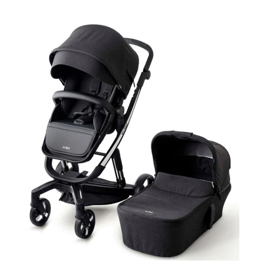 Jikel - Diamond Electric Stroller with Carrycot - Charcoal