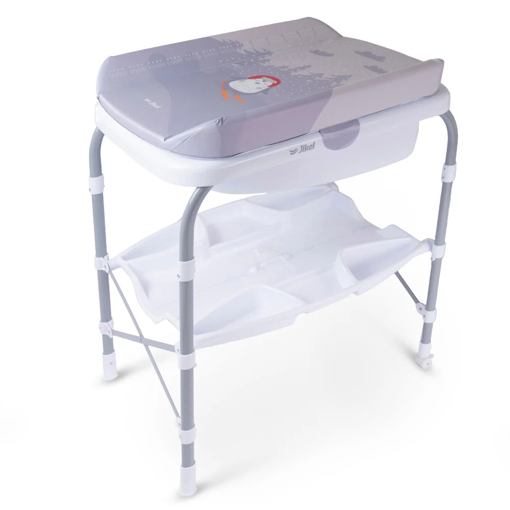 Jikel - Ripple Bath & Changing Table - Grey