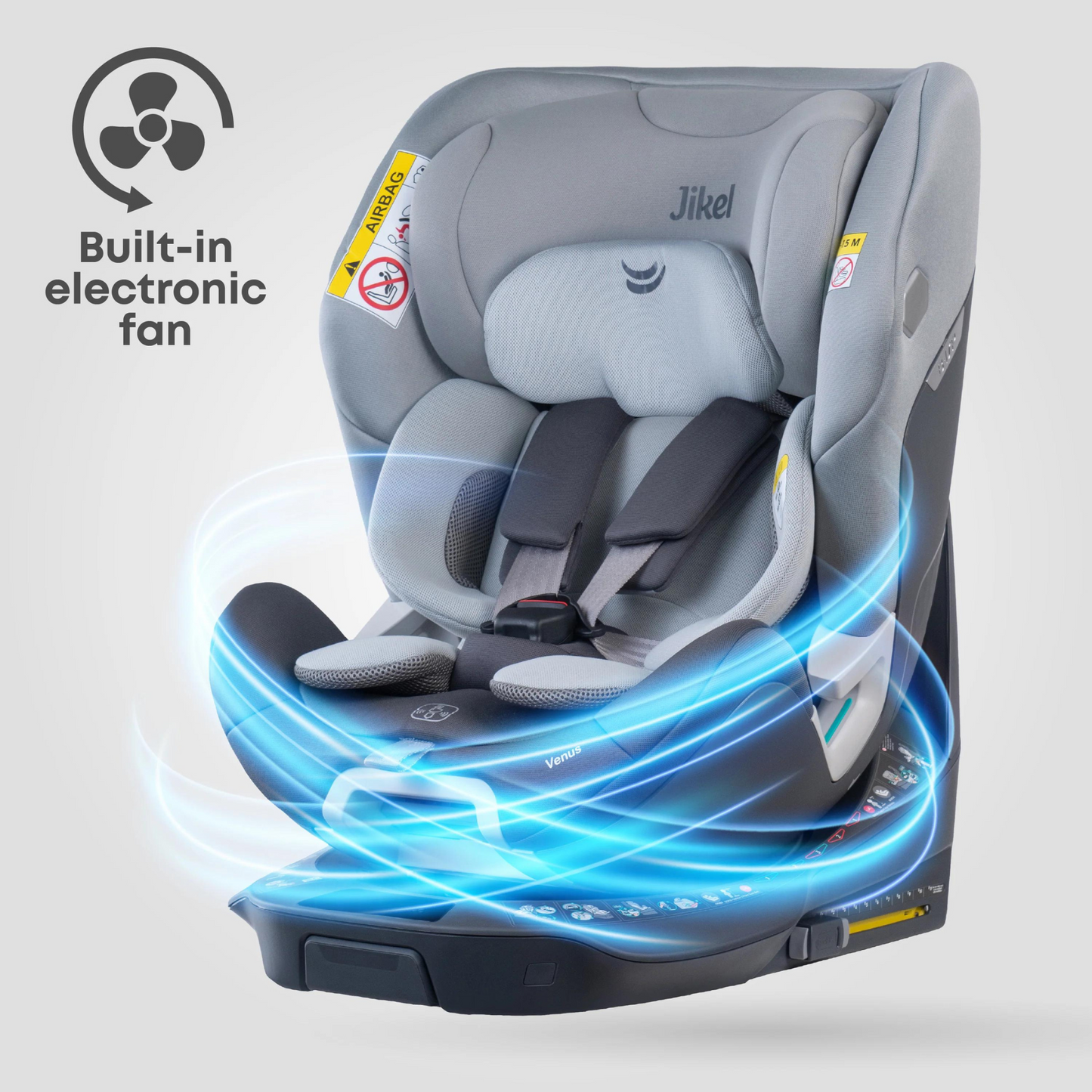 Venus 360 I-Size Isofix Ventilated Car seat - Grey