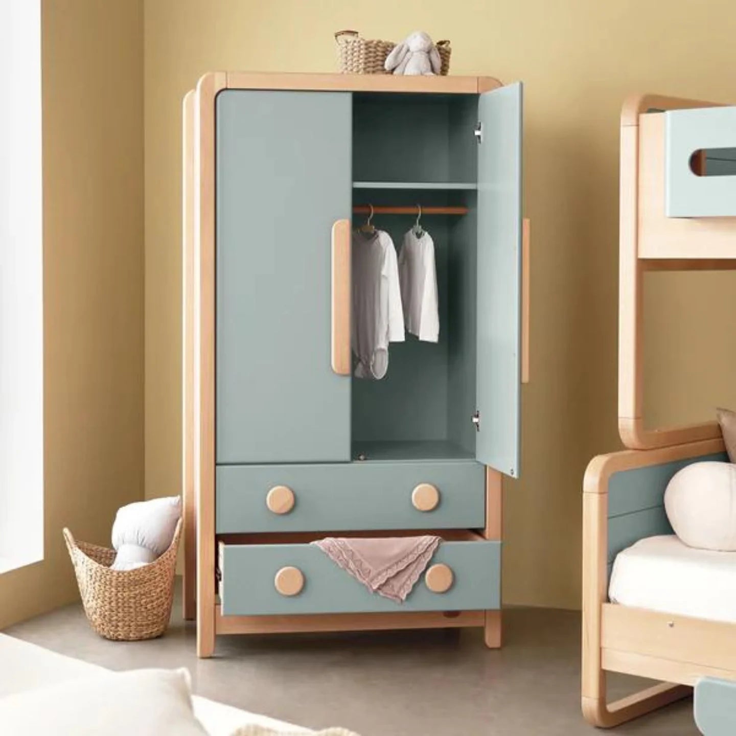 Boori - Neat 2 Piece Crib Set with Wardrobe