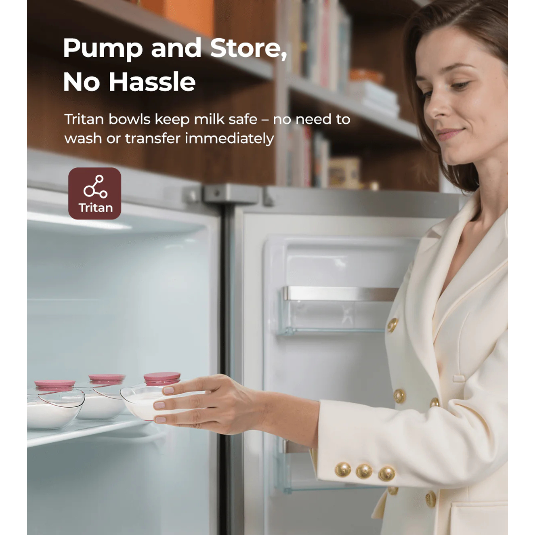 Momcozy - Mobile Flow Hands - Free Single Breast Pump M9 - Maroon
