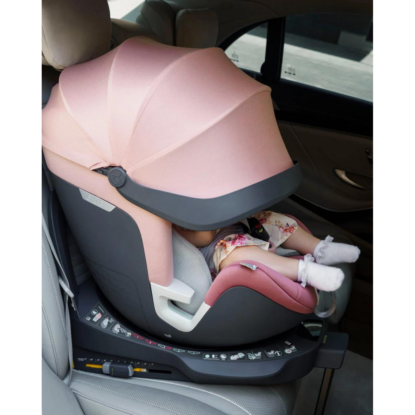 Jikel - Venus 360 I-Size Isofix Ventilated car seat - Pink
