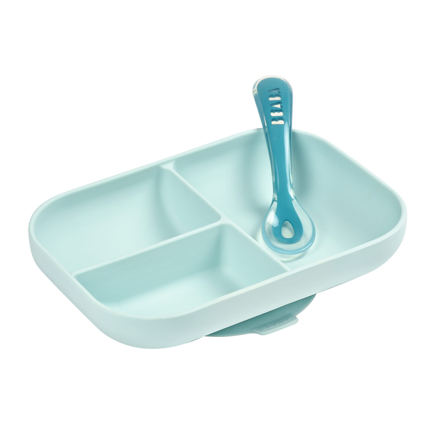 Beaba - Silicone Suction Divided Plate
