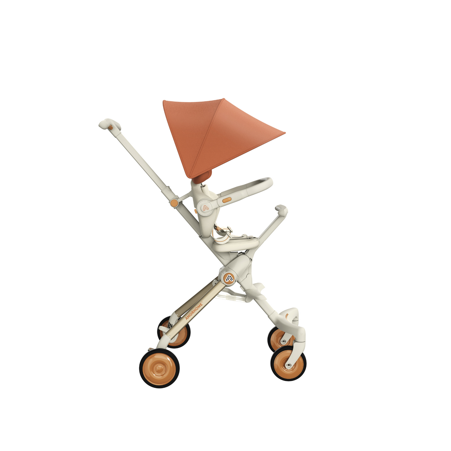 AMORHOME -  Max Stroller Compact, Foldable & Lightweight - Orange