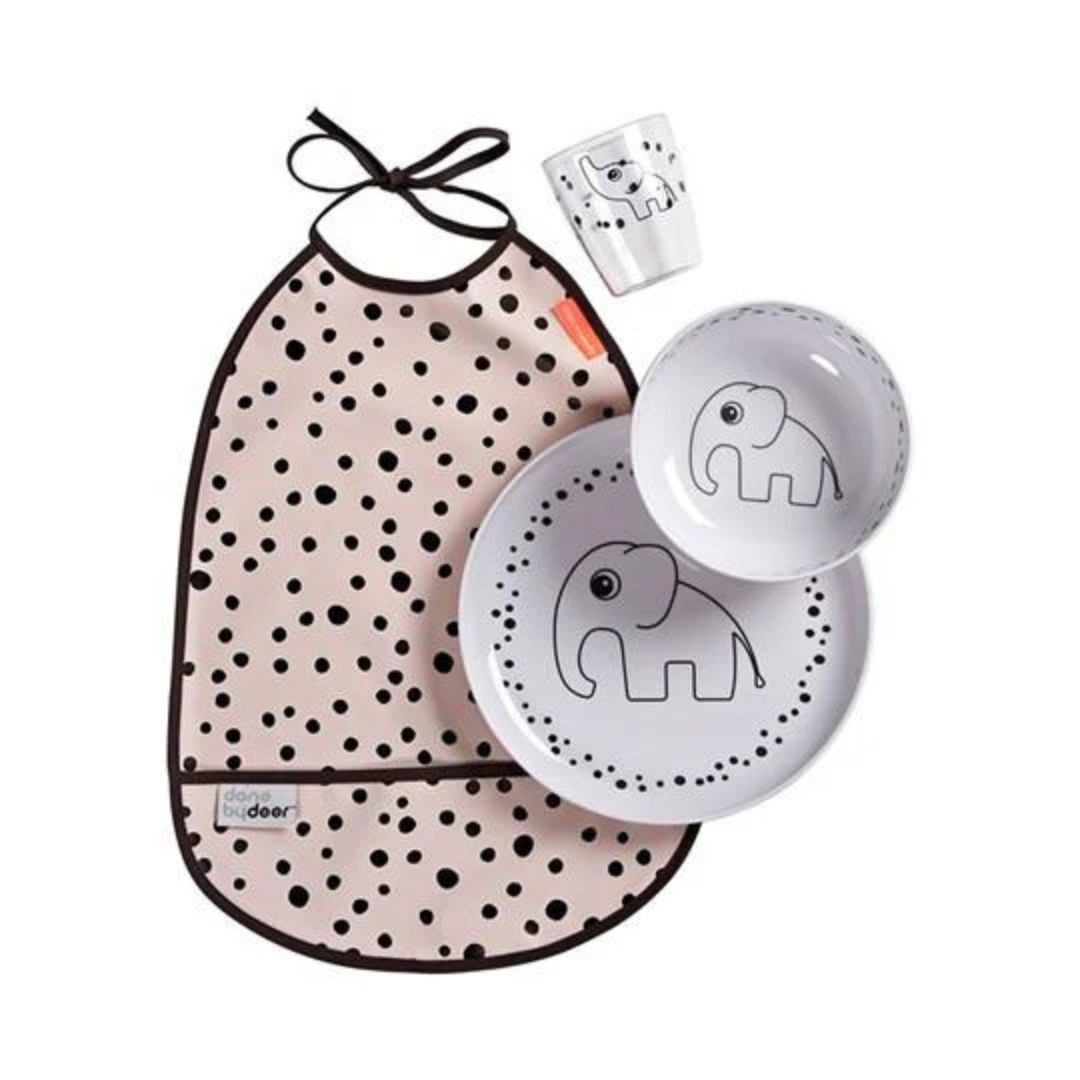Done By Deer - Dinner set Happy dots Powder