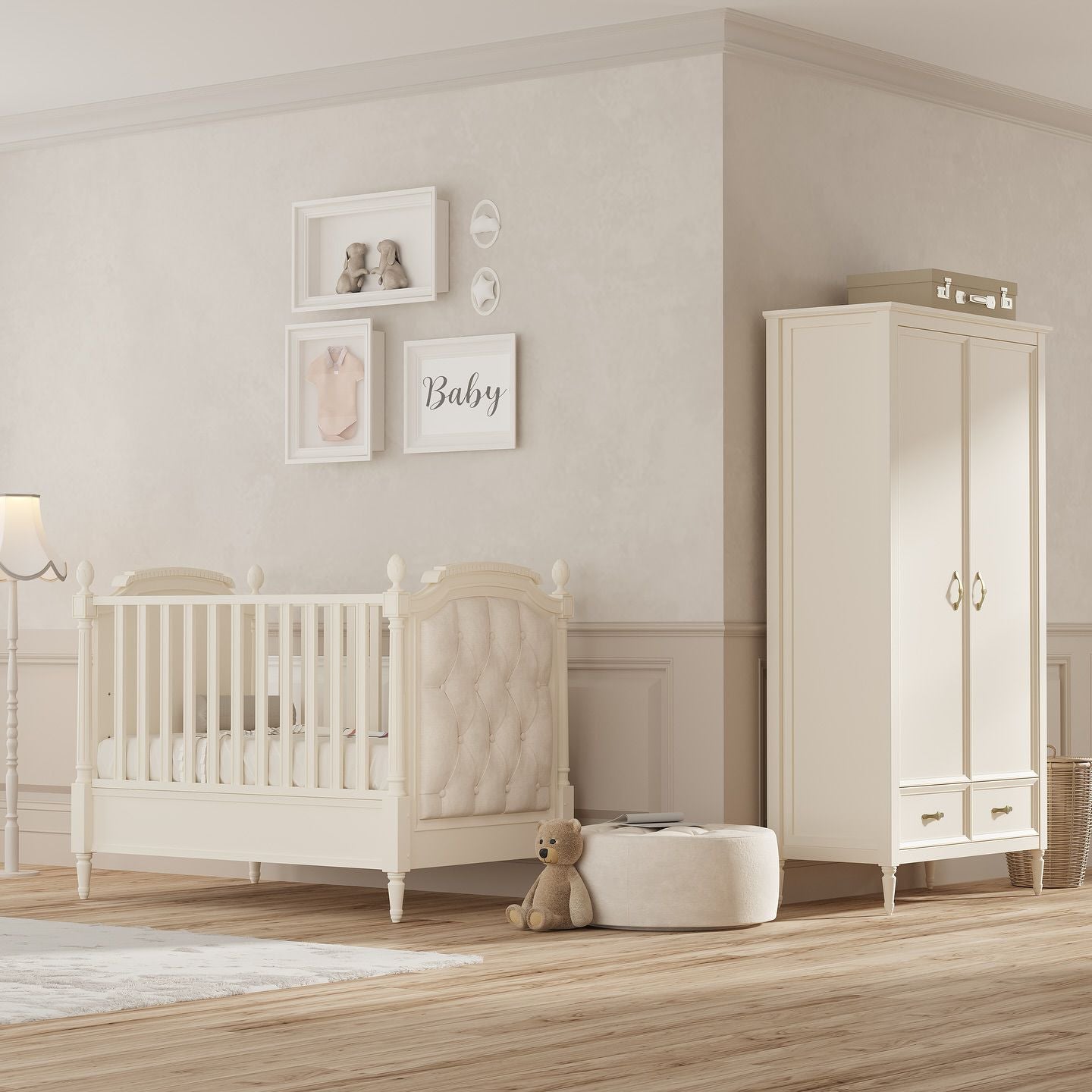 Jikel - Romantic Baby Cot Beige