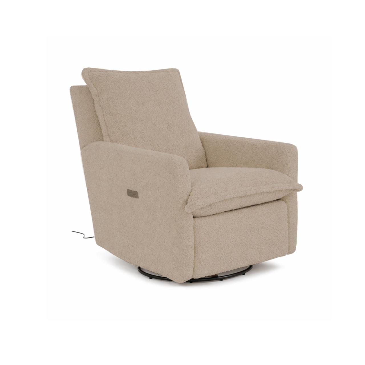 Luna Electric Recliner Nursing Chair - Latte