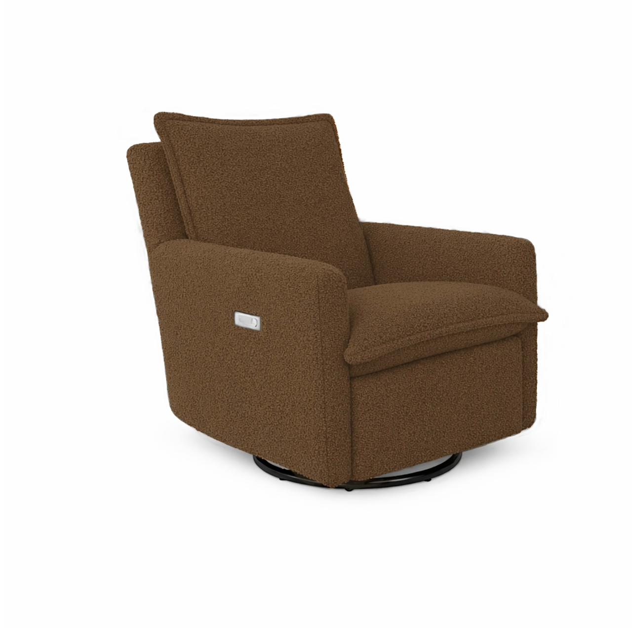Luna Electric Recliner Nursing Chair - Toffee Brown