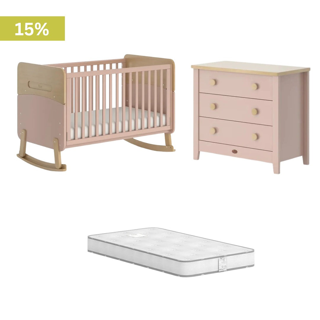 Boori - Neat 2 Piece Crib Set with 3 Chest of Drawer (Preorder - Dec)