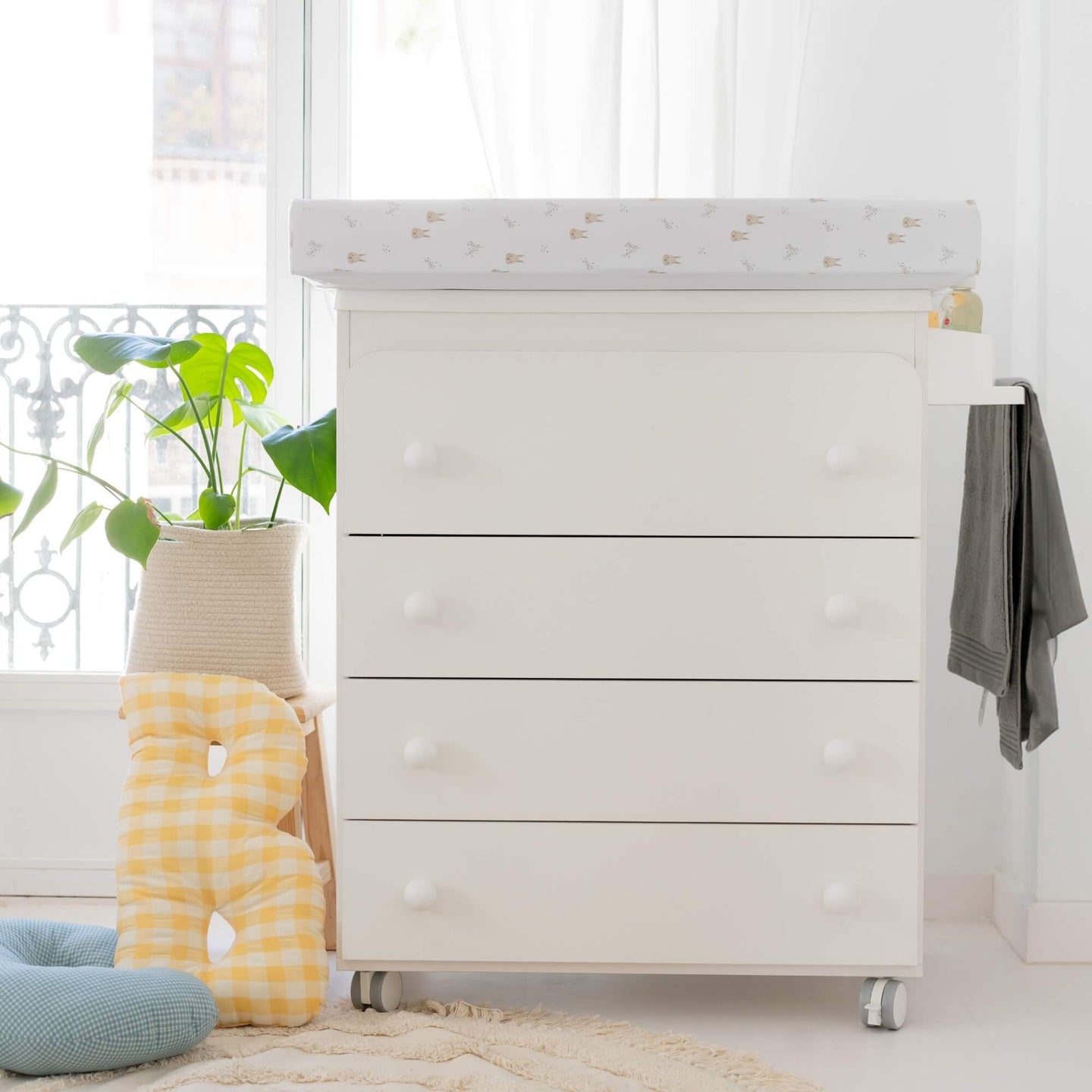 MICUNA - B-1940 WHITE RABBITS BABYBATH