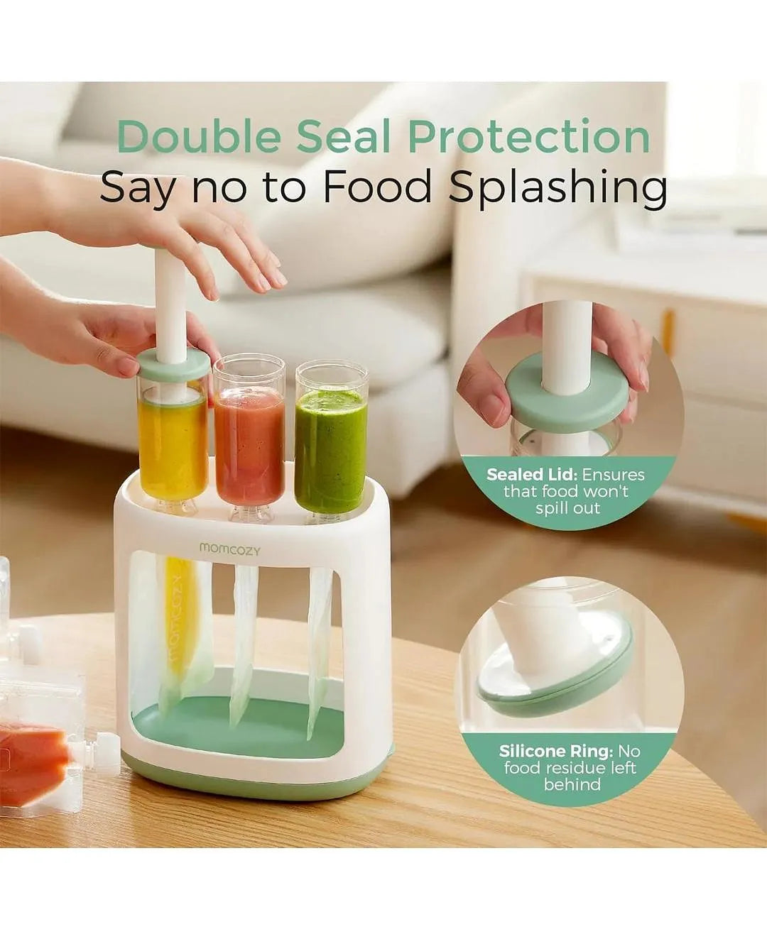 Momcozy - Baby Food Maker for Puree Food Storage
