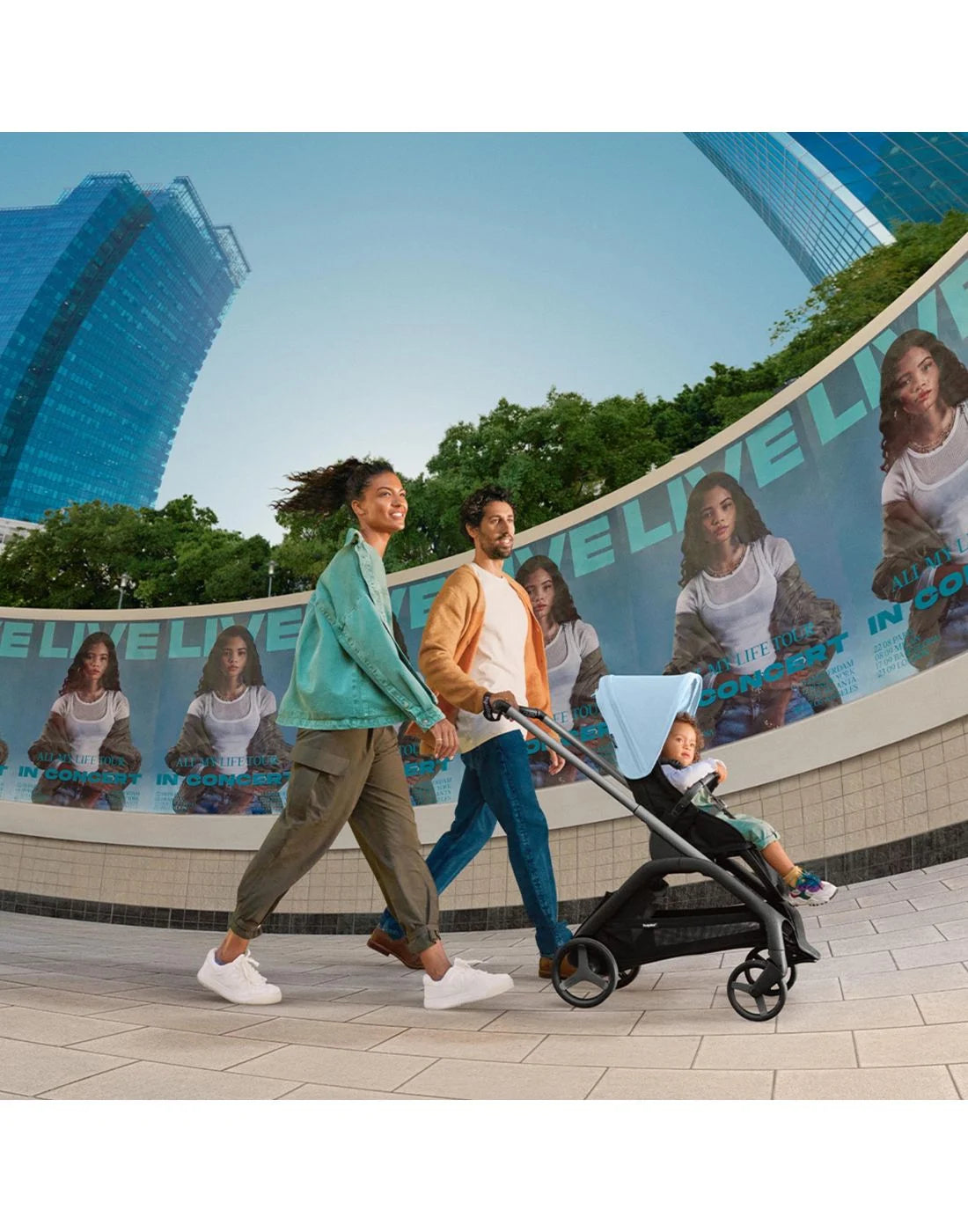 Bugaboo - Dragonfly Stroller - Skyline Blue