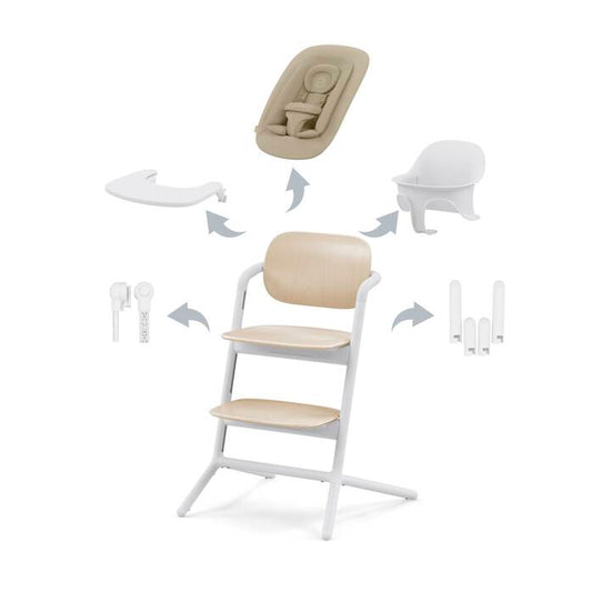 Cybex - LEMO 4in1 SET Sand White | White