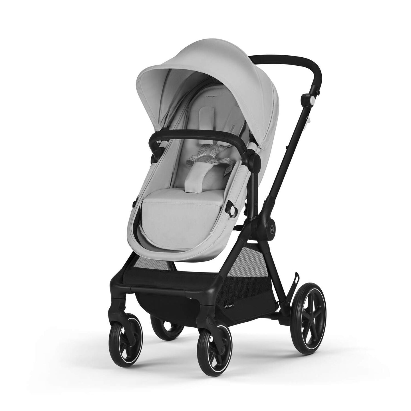Cybex - EOS Travel System Stone Grey (Frame Black) - Cloud G Fog Grey