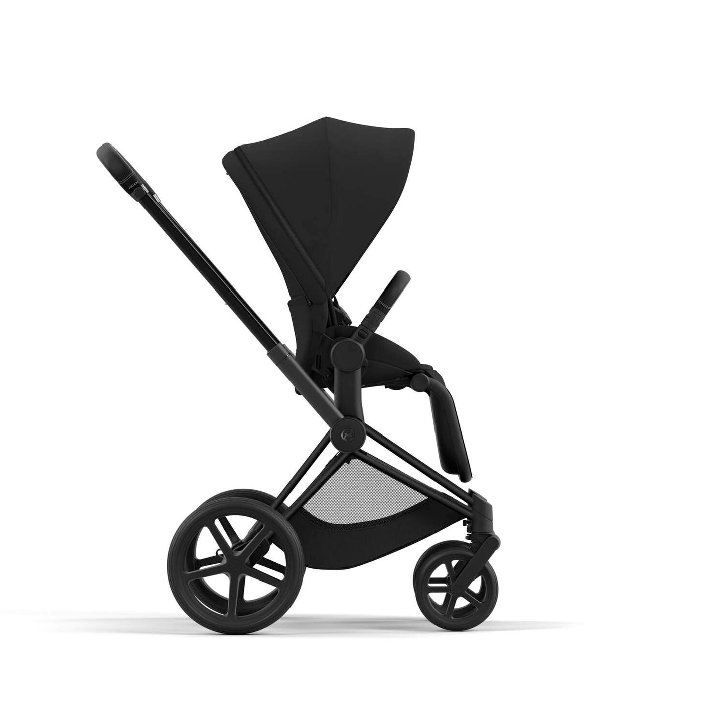 Cybex - Priam Matt Black Frame with Seat Pack