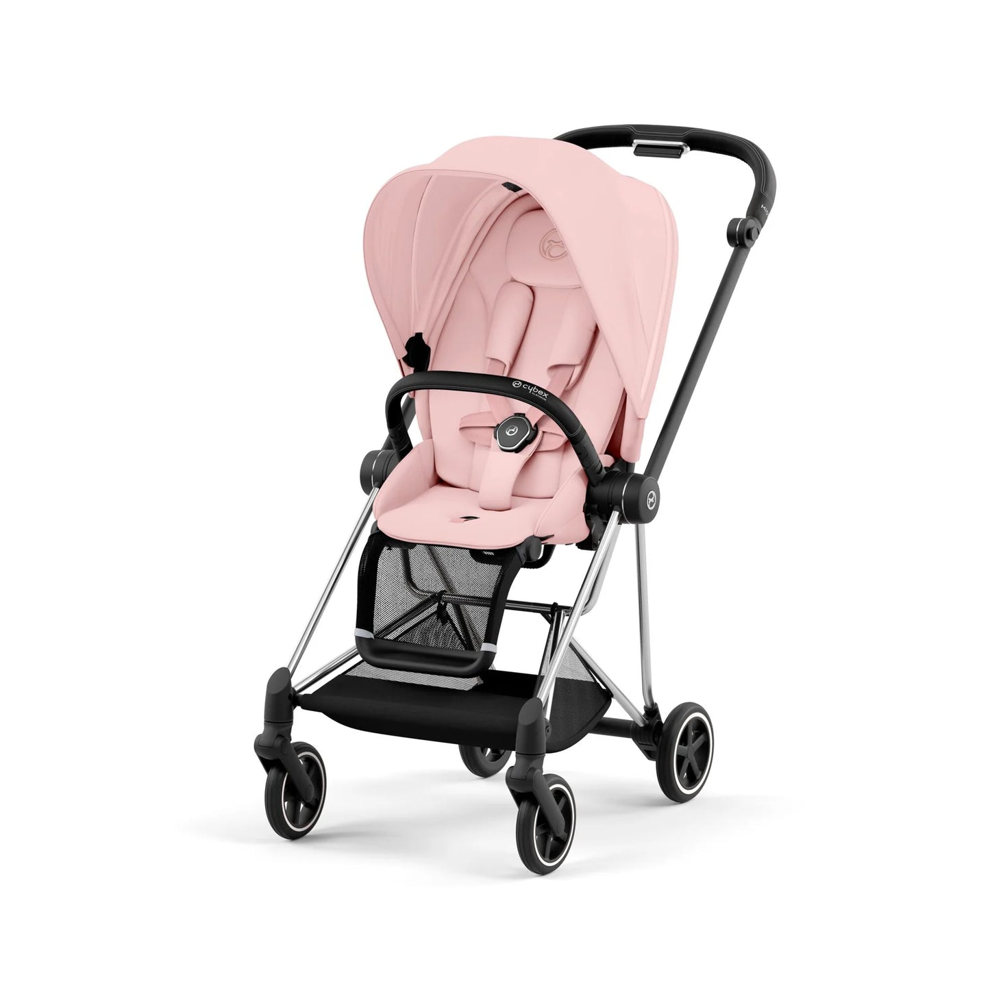Cybex - Mios Chrome Black Frame with Seat Pack