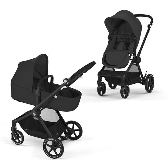 Cybex - EOS Travel System Moon Black (Frame Black) - Cloud G Magic Black