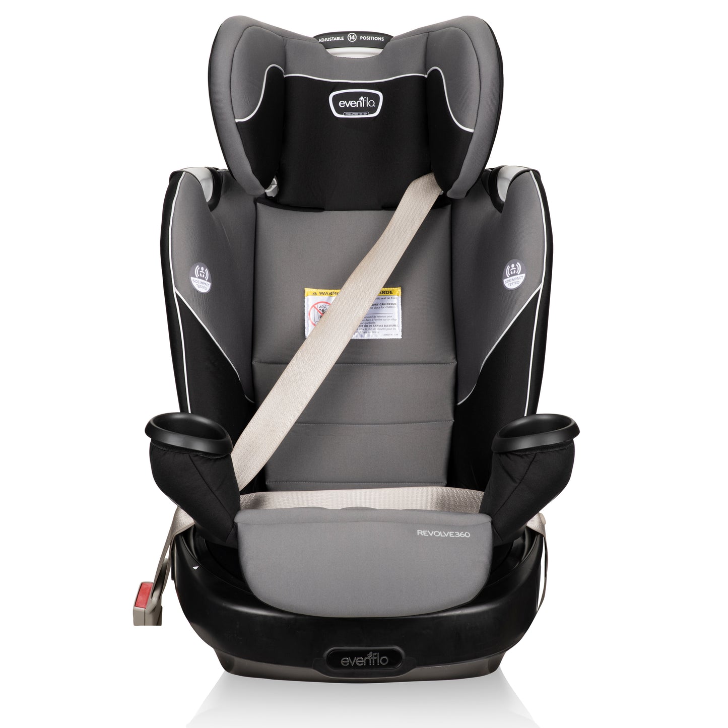 Evenflo - Revolve360 Rotational All-In-One Convertible Car Seat - Amherst Gray