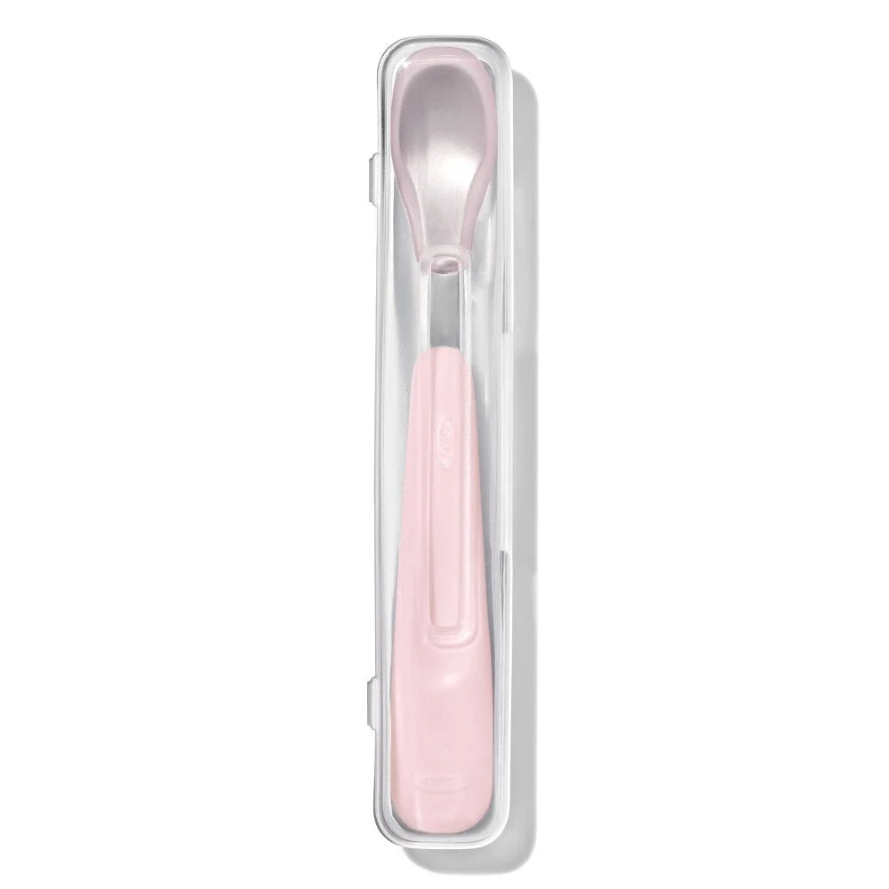 Oxo Tot - On-The-Go Feeding Spoon - Blossom